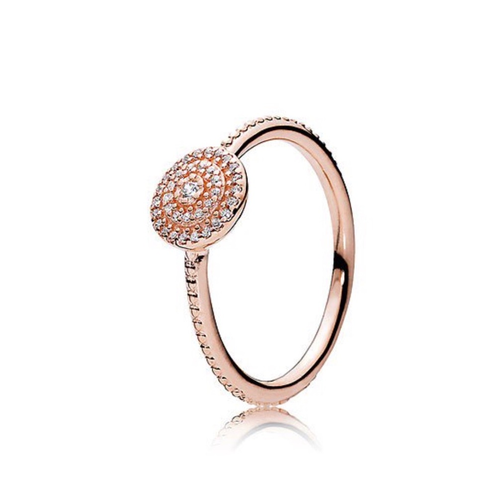 Rose gold pandora ring